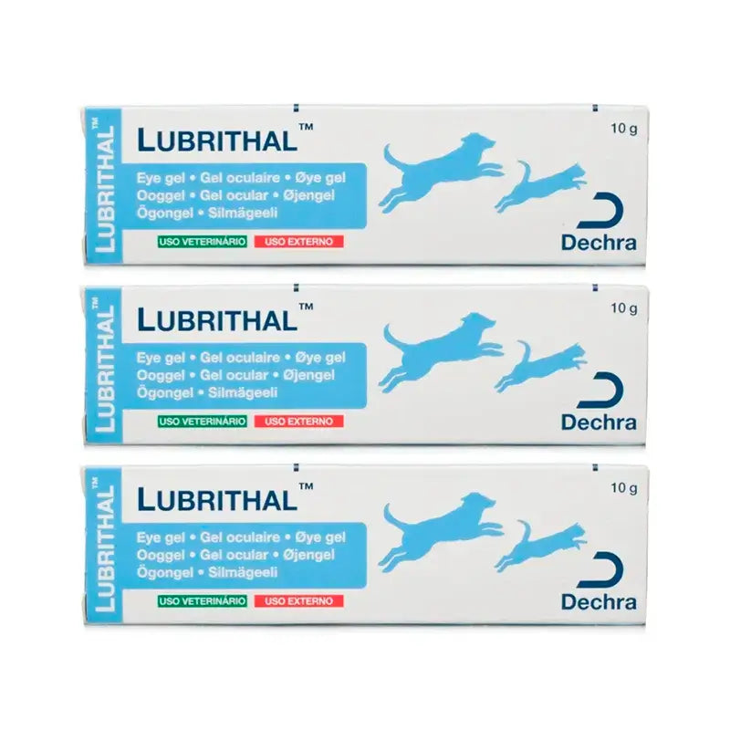 Dechra Lubrithal Gel, Packung 3 x 10 Gramm