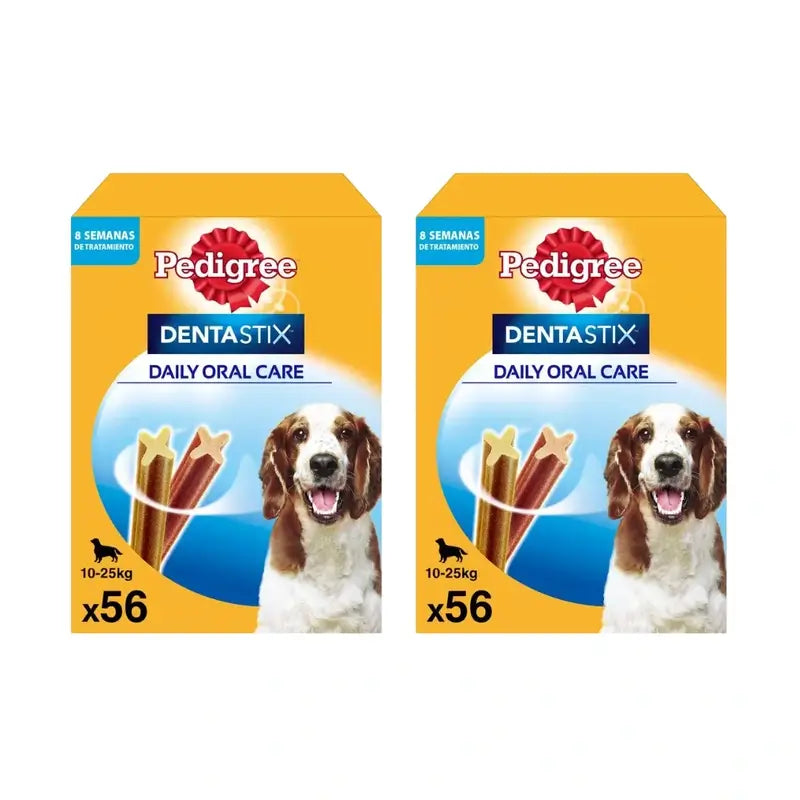 Dentastix Pedigree Pack Medium, 2X56Stück