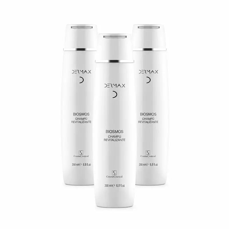 Dermax Biosmos Revitalisierendes Shampoo, 3er-Pack à 200 ml