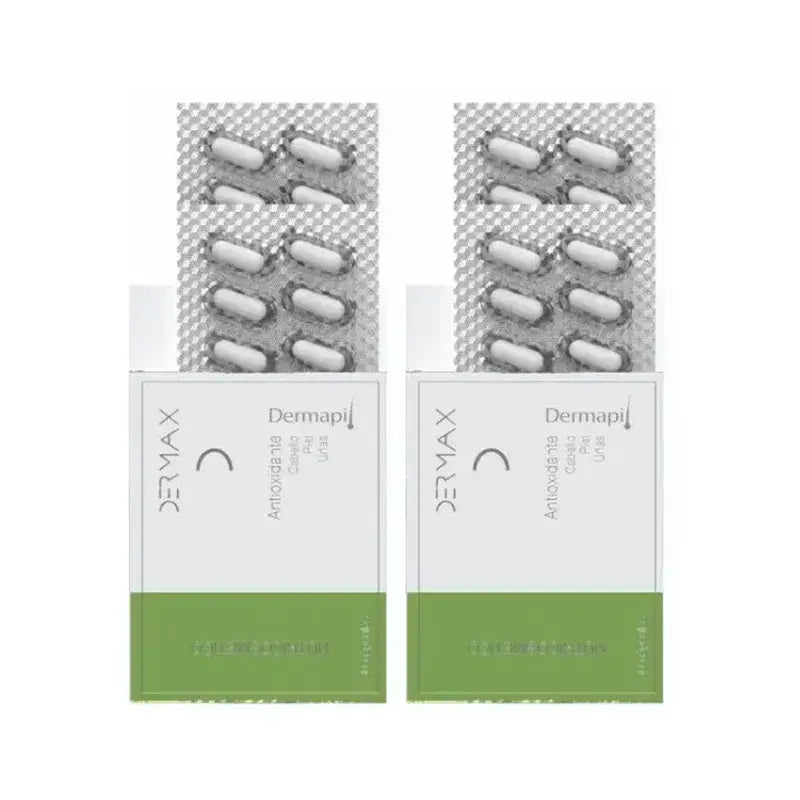 Dermax Dermapil Haare, Haut und Nägel, Packung 2 x 30 Kapseln