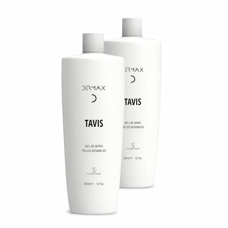 Dermax Tavis Duschgel für empfindliche Haut, 2er-Pack à 500 ml