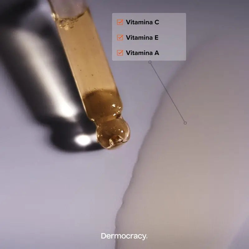 Dermocracy Dreifach-Vitamin-Strahlkraft-Serum 30% [Vitamin C + Vitamin E + Vitamin A] , 30 Ml