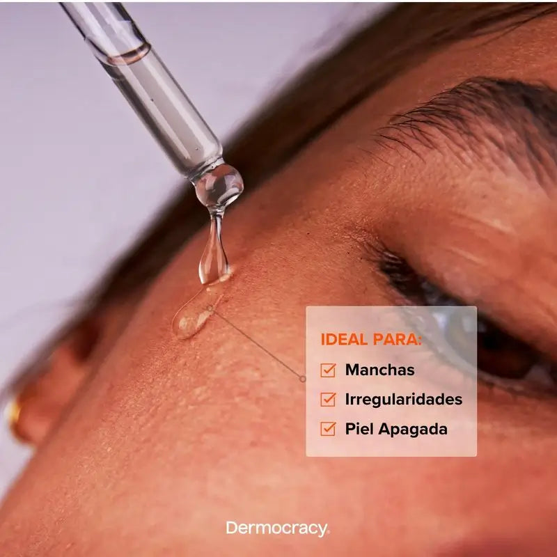 Dermocracy Glow Aha Serum (Milchsäure + Kojisäure + Alpha Arbutin), 30 ml