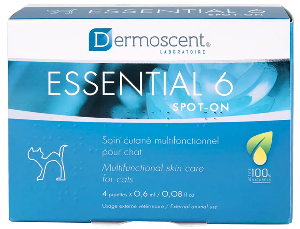 Dermoscent Essential 6 Cat Spot On 0,6 ml, 4 Pipettes