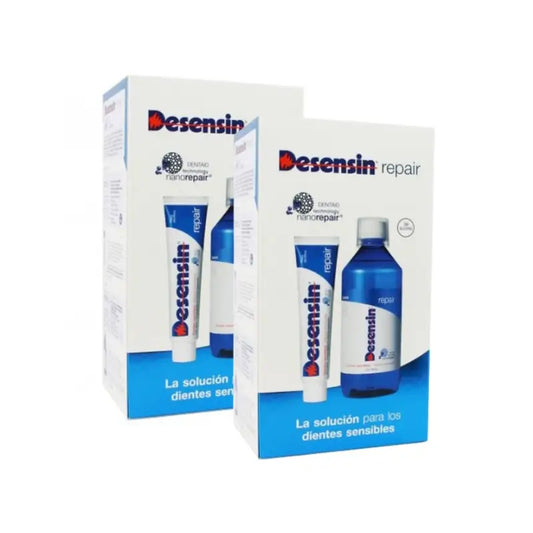 Desensin Pack Repair Paste 75 ml + Mundspülung 500 ml, 2er-Pack