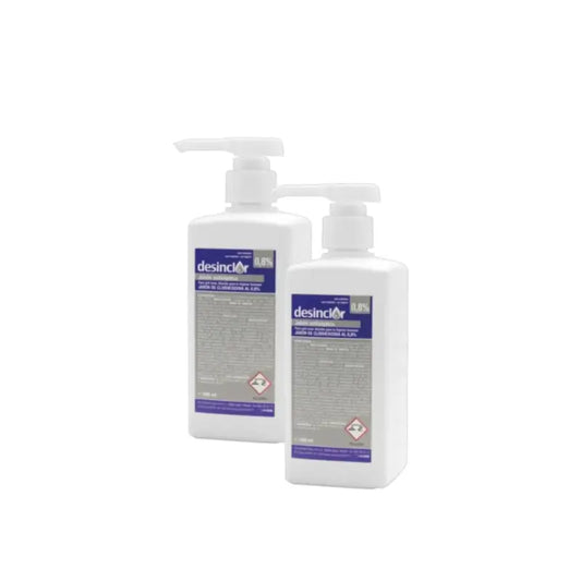 Desinclor Seife 0,8 % (transparent), 2er-Pack à 500 ml