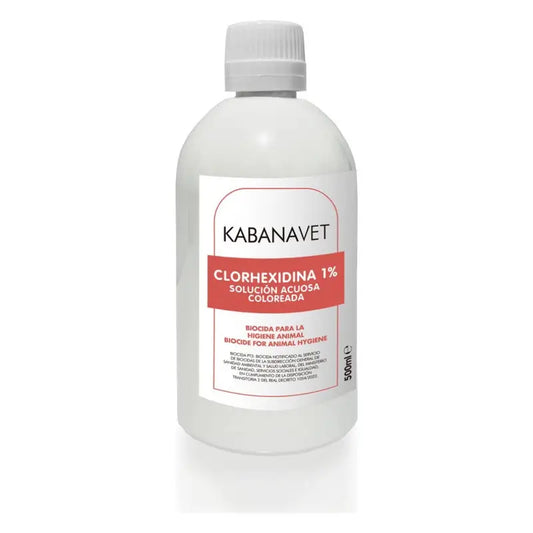 Desinclor (rot) Antiseptische Chlorhexidin-Lösung 1 % für Tiere, 500 ml.