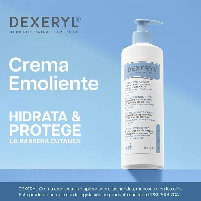 Dexeryl Emollient Creme, 500 gr