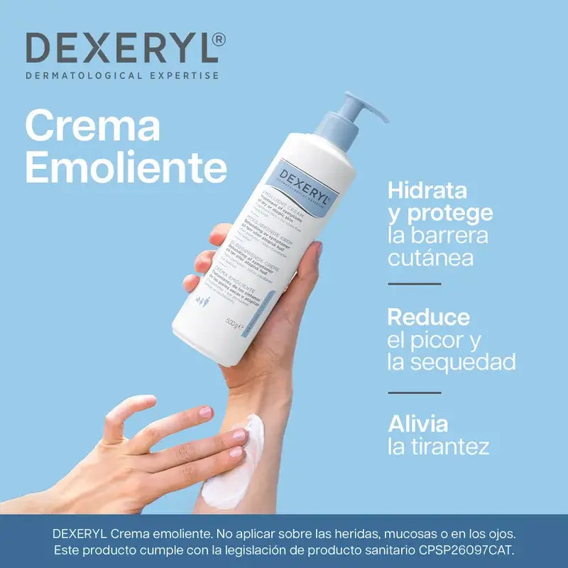 Dexeryl Emollient Creme, 500 gr