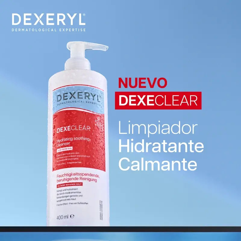 Dexeryl Dexeclear Beruhigende feuchtigkeitsspendende Reinigungsmilch , 400 ml
