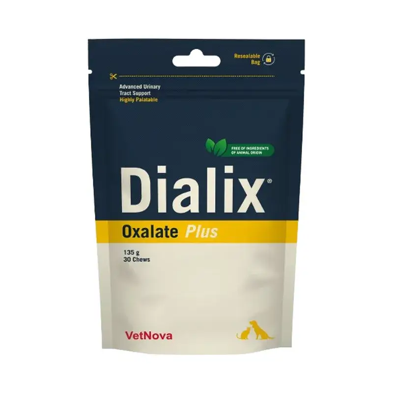 Dialix® Oxalat Plus 30 Kaugummis - Neue vegane Formel, 135 Gramm