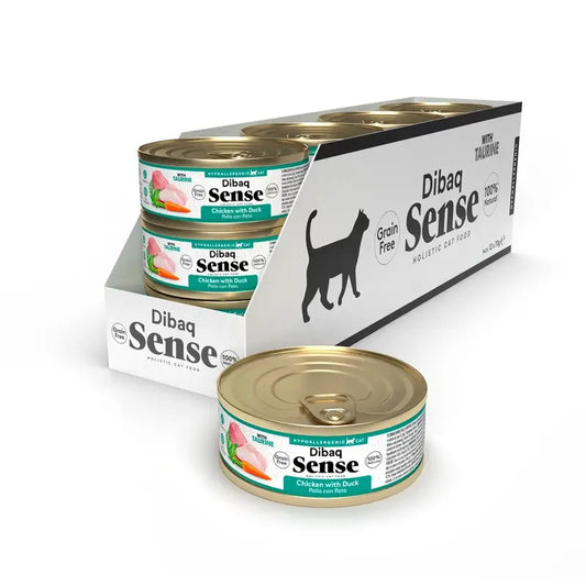 Dibaq Sense Wet Cat Food: Chicken and Duck, 12 x 70 g