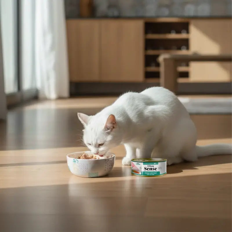 Dibaq Sense Wet Cat Food: Chicken and Duck, 12 x 70 g