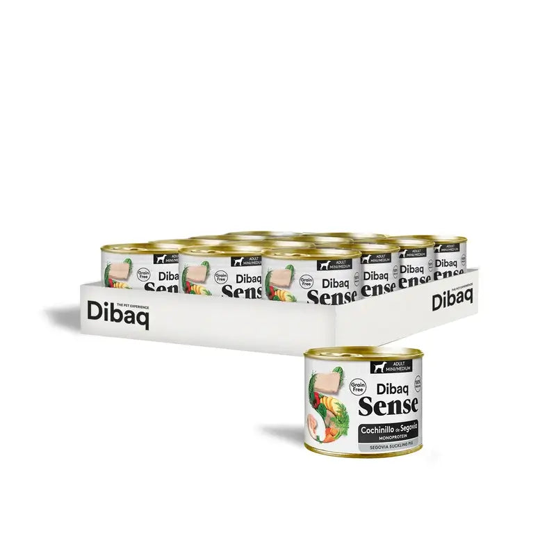 Dibaq Sense Wet Dog Food: Segovia Suckling Pig, 12 x 190 g
