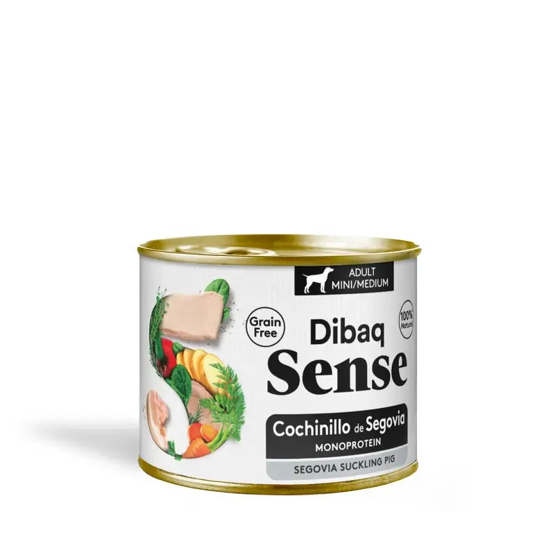 Dibaq Sense Wet Dog Food: Segovia Suckling Pig, 12 x 190 g