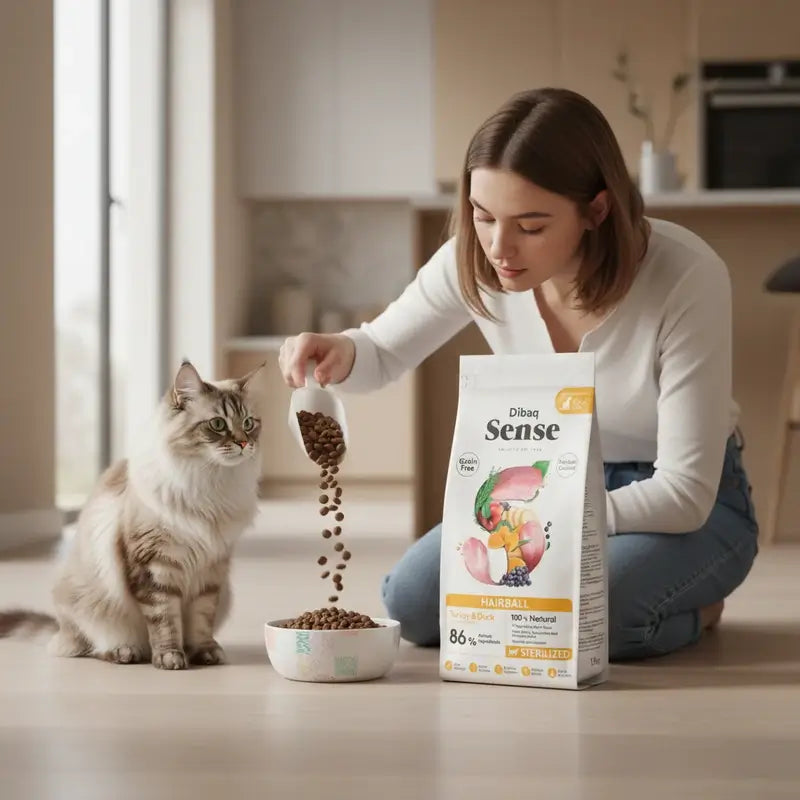 Dibaq Sense Grain-Free Hairball Cat Food, 1.5 kg