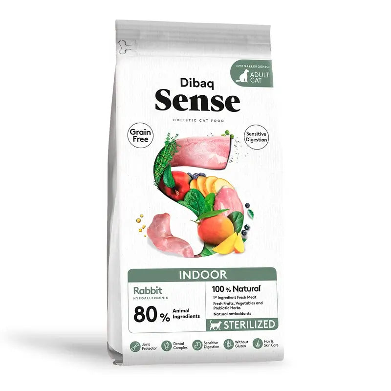Dibaq Sense Grain-Free Indoor Cat Food, 1.5 kg