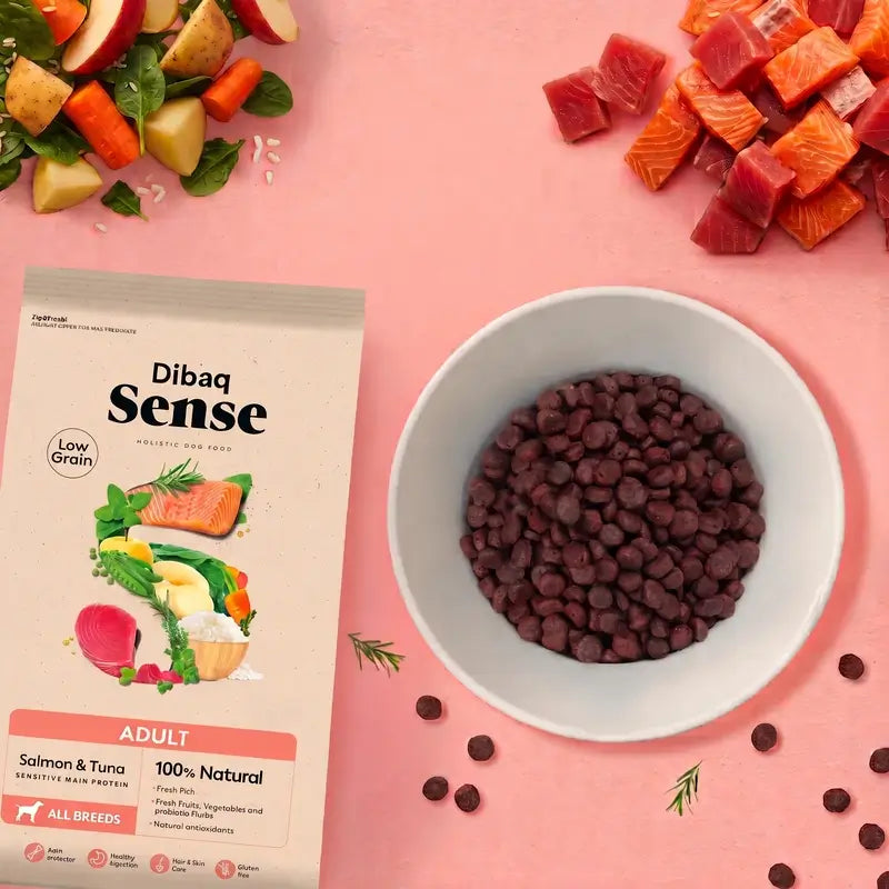 Dibaq Sense Low-Grain Fish Adult Dog Food, 12 kg