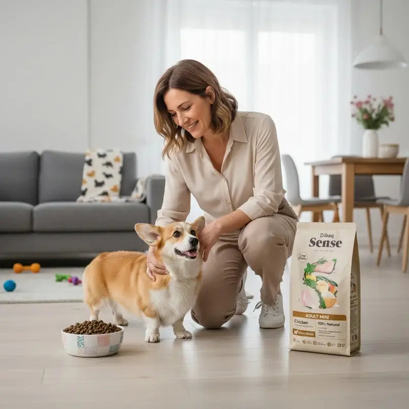 Dibaq Sense Low-Grain Chicken Dog Food for Adult Mini Breeds, 2 kg