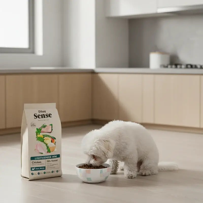 Dibaq Sense Low-Grain Chicken Light or Senior Mini Dog Food, 2 kg