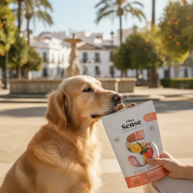 Dibaq Sense Snack for Dogs with Atopic Skin, Salmon, 8 x 100 g