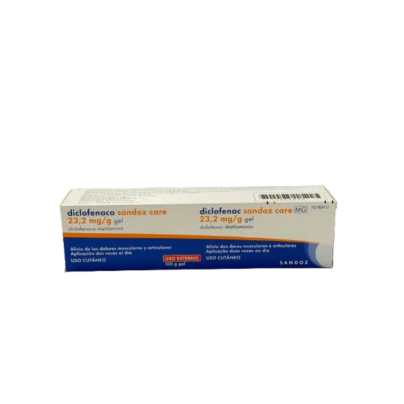 Diclofenac Sandoz Care 23,2 Mg / G Diclofenac Diethylamin Gel, 100 Gramm