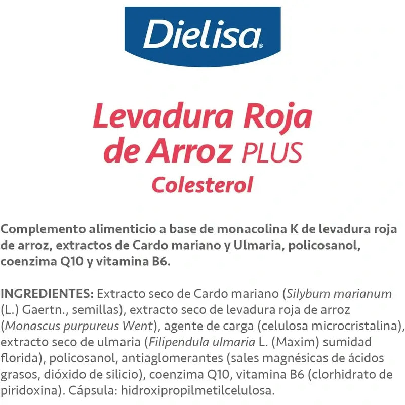 Dietisa Dts Roter Hefereis Plus, 60 Kapseln