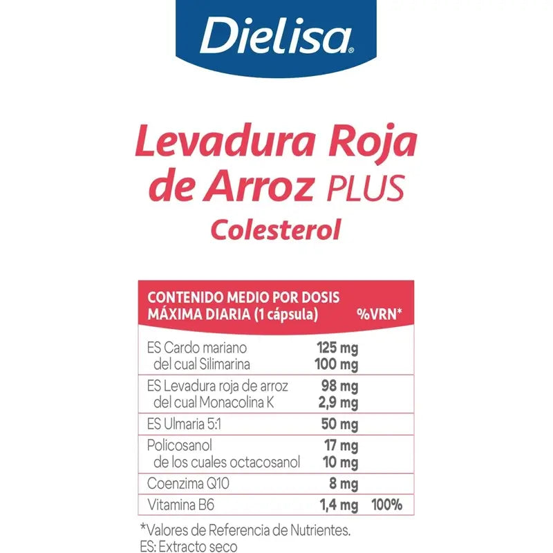 Dietisa Dts Roter Hefereis Plus, 60 Kapseln