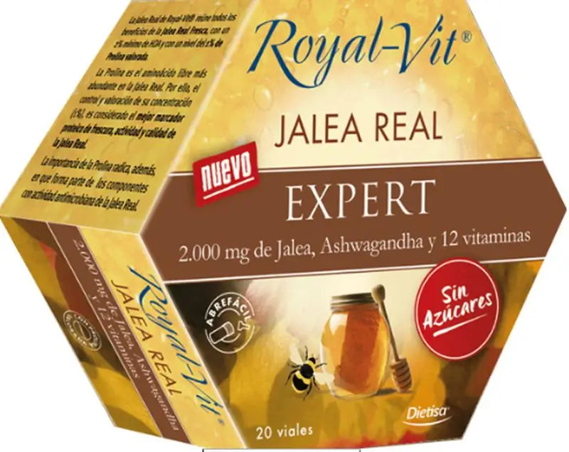 Dietisa Royal Vit Expert Sugar Free, 20 Vials
