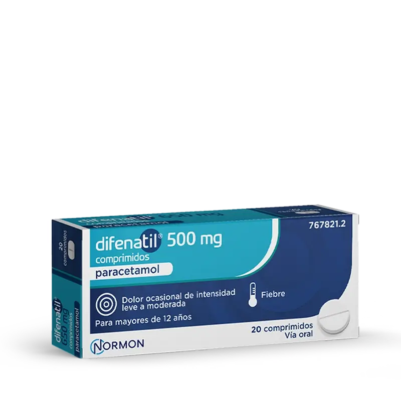 Difenatil 500 Mg, 20 Tabletten