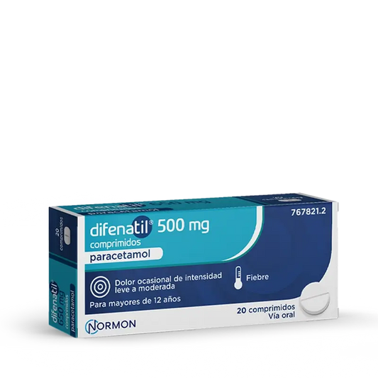 Difenatil 500 Mg, 20 Tabletten