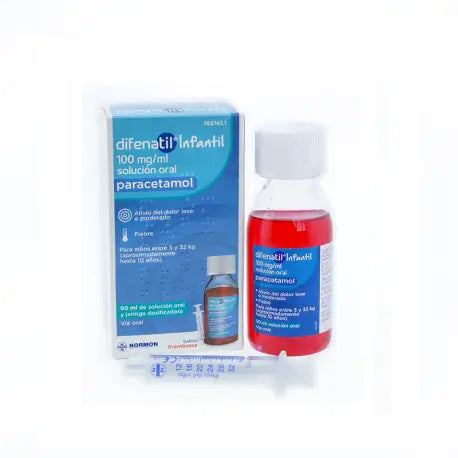 Difenatil Infantil 100 Mg/Ml Lösung zum Einnehmen, 90 ml