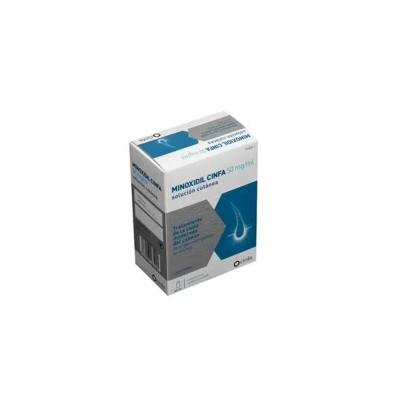 Minoxidil 50 mg/ ml Cutaneous Solution 1 Bottle, 60 ml | Cinfa