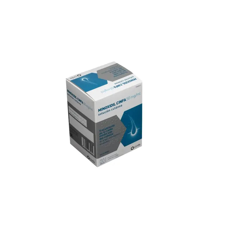 Cinfa Minoxidil 50 Mg/Ml Lösung für die Haut 2 Flaschen, 120 ml