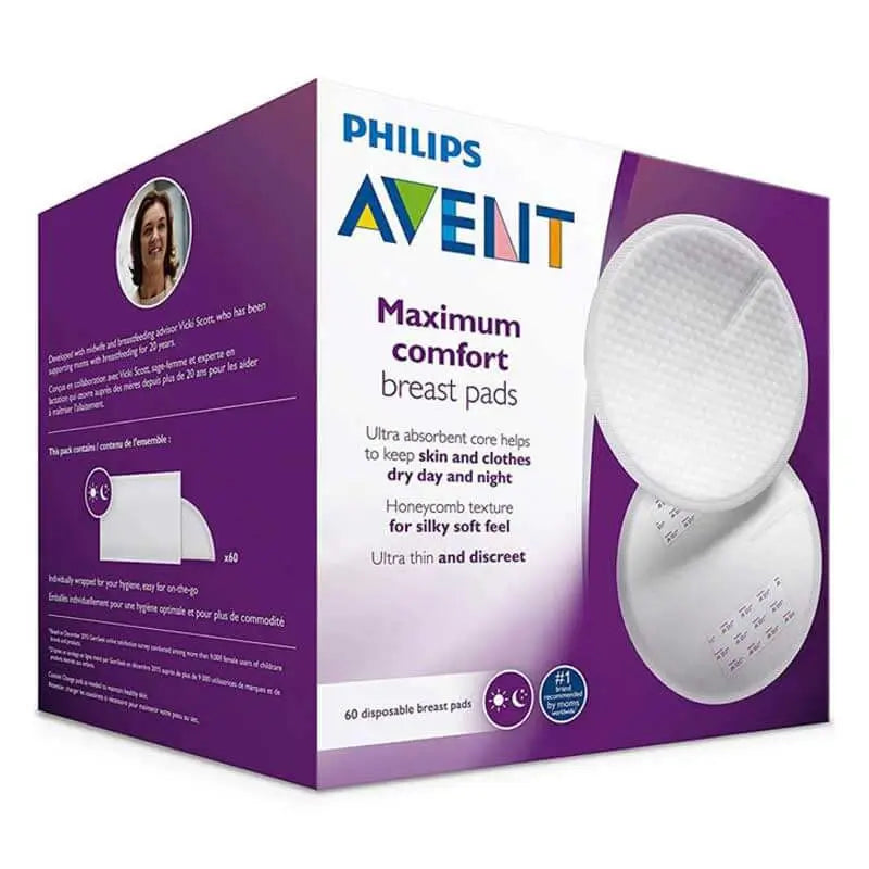 Avent Absorbent Pads Day and Night 60 pieces Scf254/61