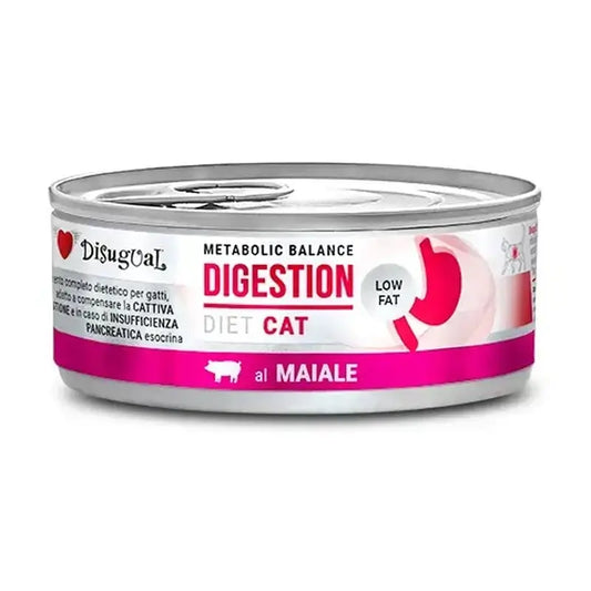 Disugual Diet Katze Verdauung Low Fat Schwein 12X85Gr