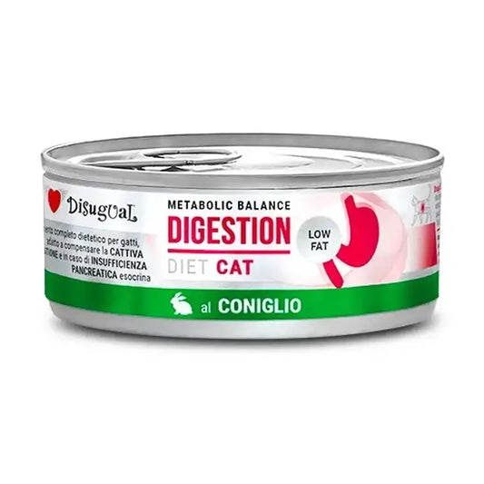 Disugual Diet Katze Verdauung Low Fat Kaninchen 12X85Gr