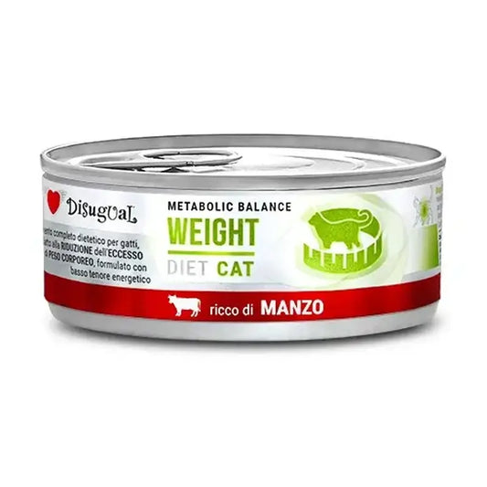 Disugual Diet Katzengewicht Rindfleisch 12X85Gr
