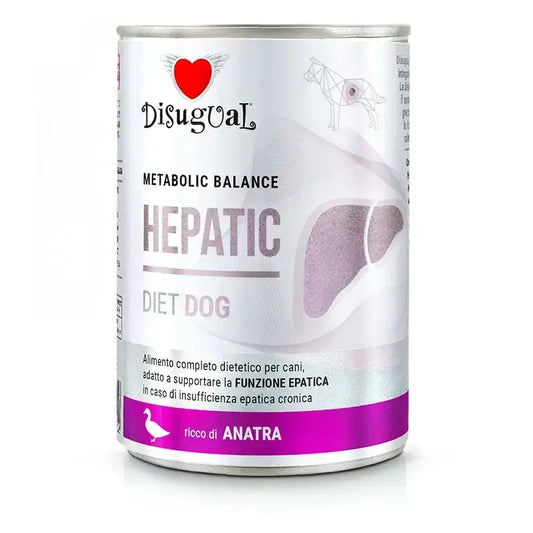 Disugual Diet Hund Hepatisch Ente 6X400Gr