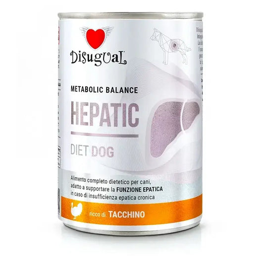 Disugual Diet Hund Hepatisch Pute 6X400Gr