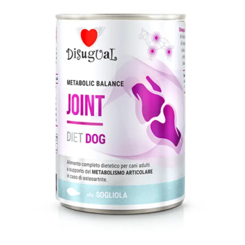 Disugual Hundefutter für Gelenke mit Seezunge, 6 x 400