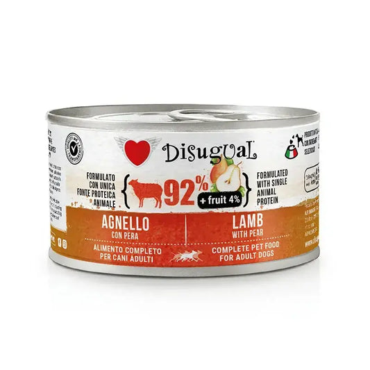 Disugual Obst Hund Lamm Birne 12X150Gr