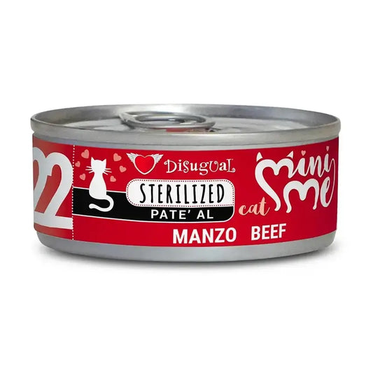 Disugual Mini-Me Katze Sterilisiertes Rindfleisch 12X85Gr