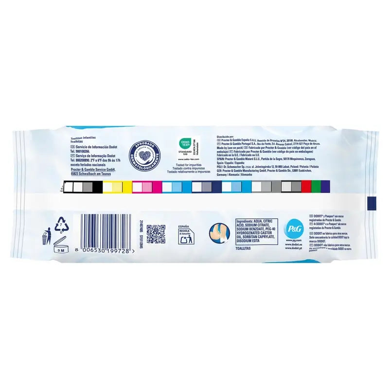 Dodot Tücher 99% Aqua, 1x60, 60 Stück.