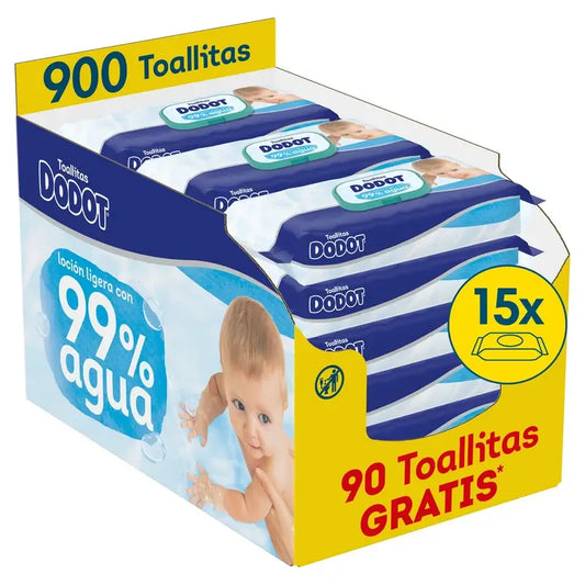 Dodot Tücher 99% Aqua, 15x60, 900 Stück.