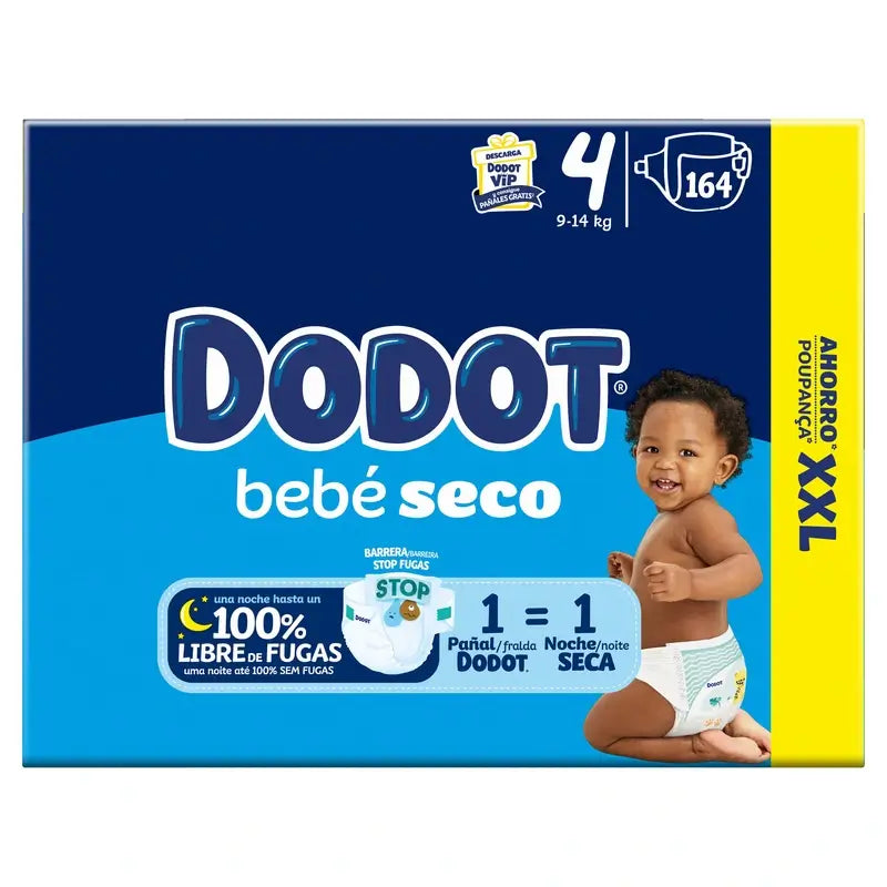 Dodot Baby Dry Größe 4, 164 Windeln