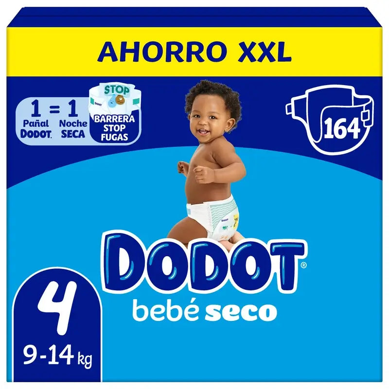 Dodot Baby Dry Größe 4, 164 Windeln