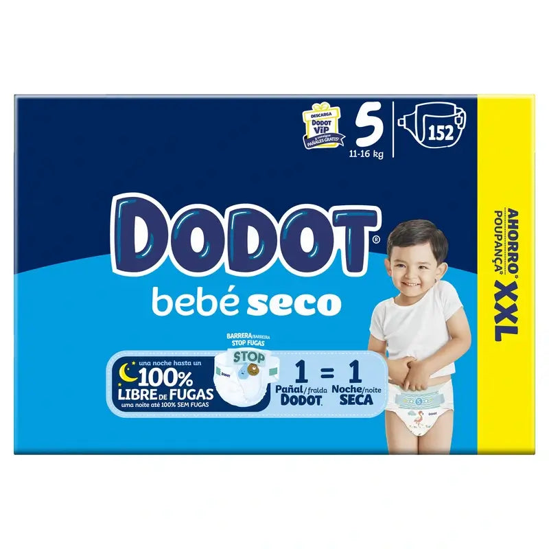 Dodot Baby Dry Größe 5, 152 Windeln