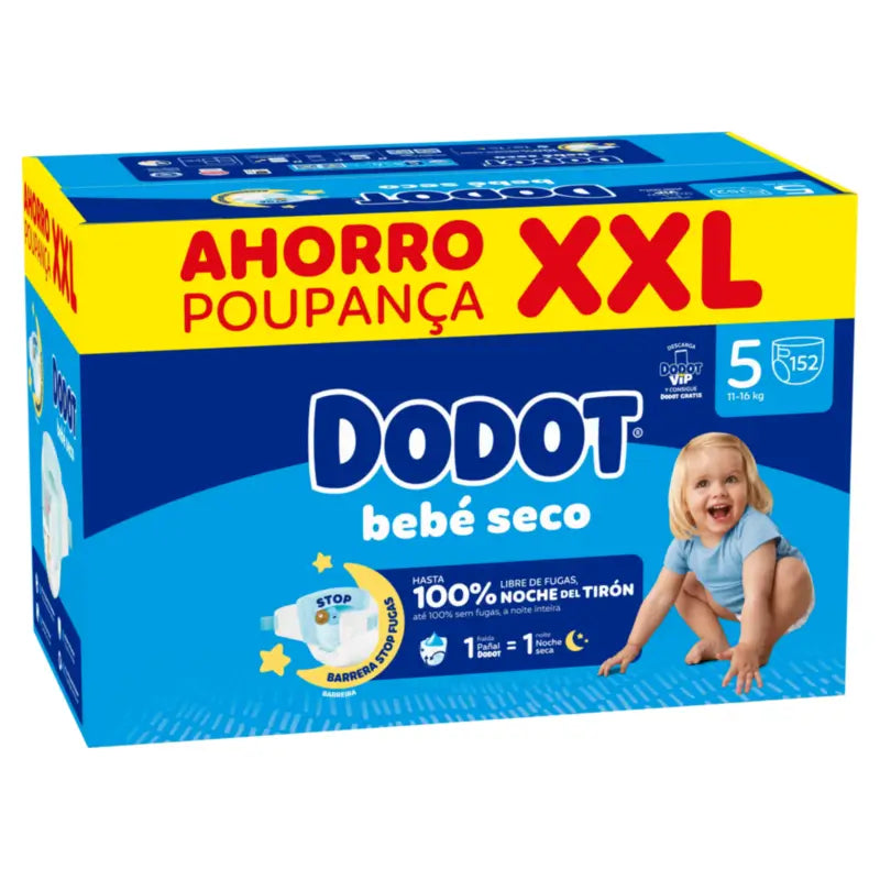 Dodot Baby Dry Größe 5, 152 Windeln