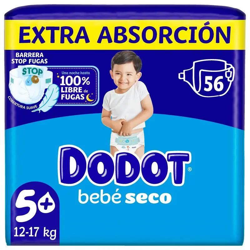Dodot Baby Dry Größe 5 Extra Jumbo, 56 Windeln
